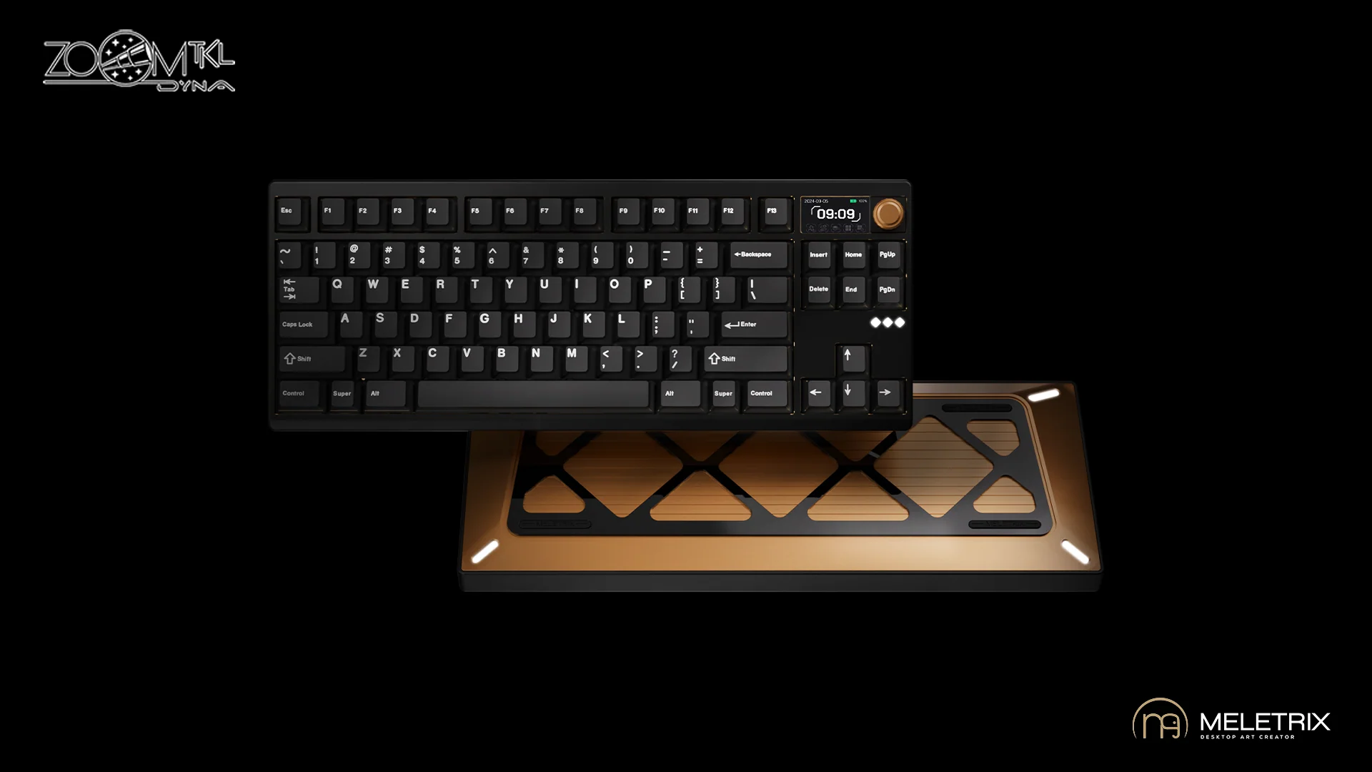 [Bundle]ZOOM TKL DYNA Anodized Black(Cork Foam Kit)+WS PBT Keycaps ...